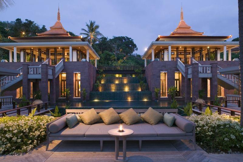 luxury private pool villa